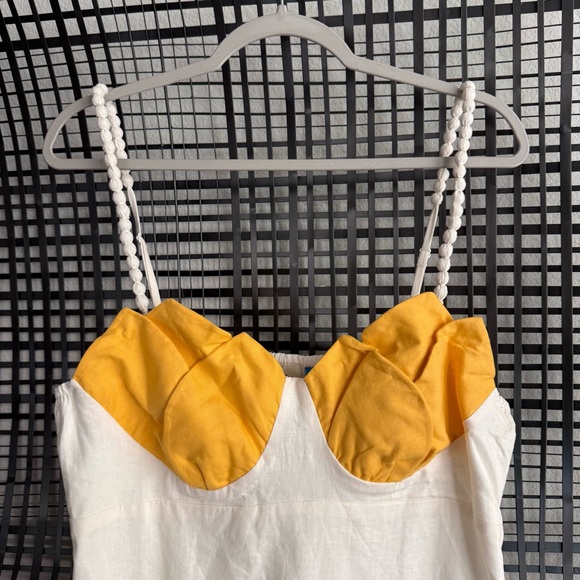 Farm Rio Anthropologie linen blend mini dress - Picture 3 of 10